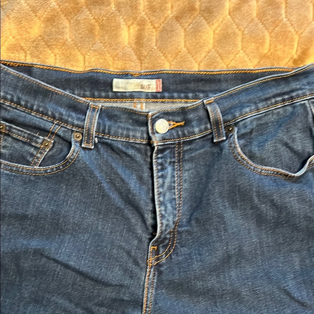 Levi's Women's Straight Leg Jeans - Dark Blue